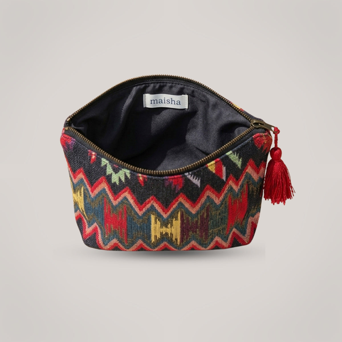 Tribal Weave Mini Pouch detail