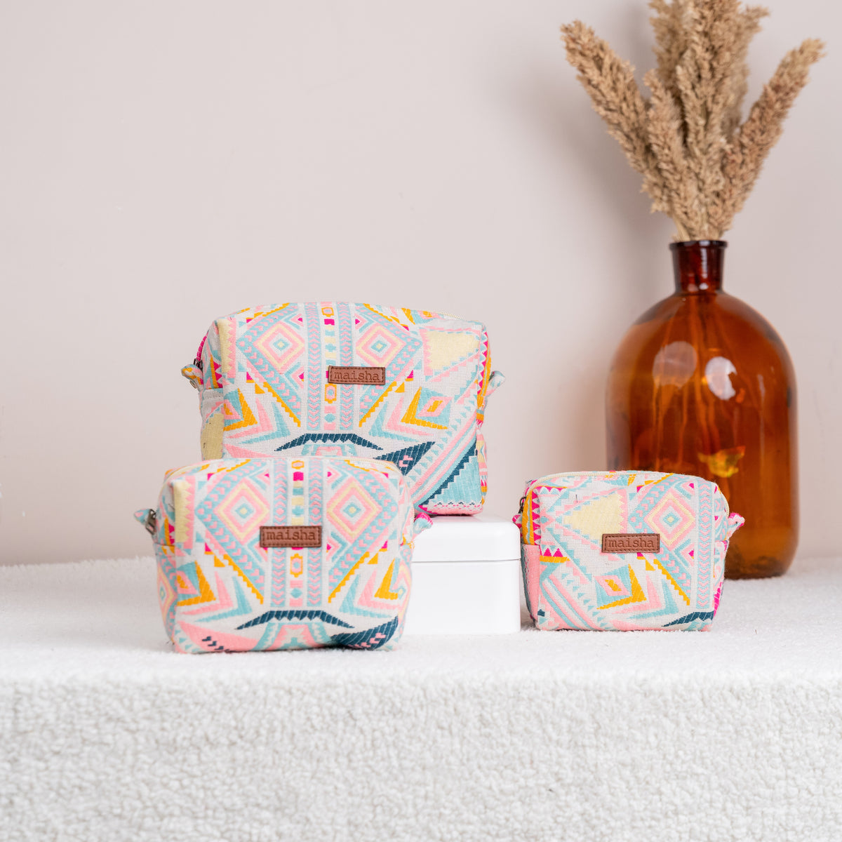 Pastel Passion Essential Pouch Set of 3