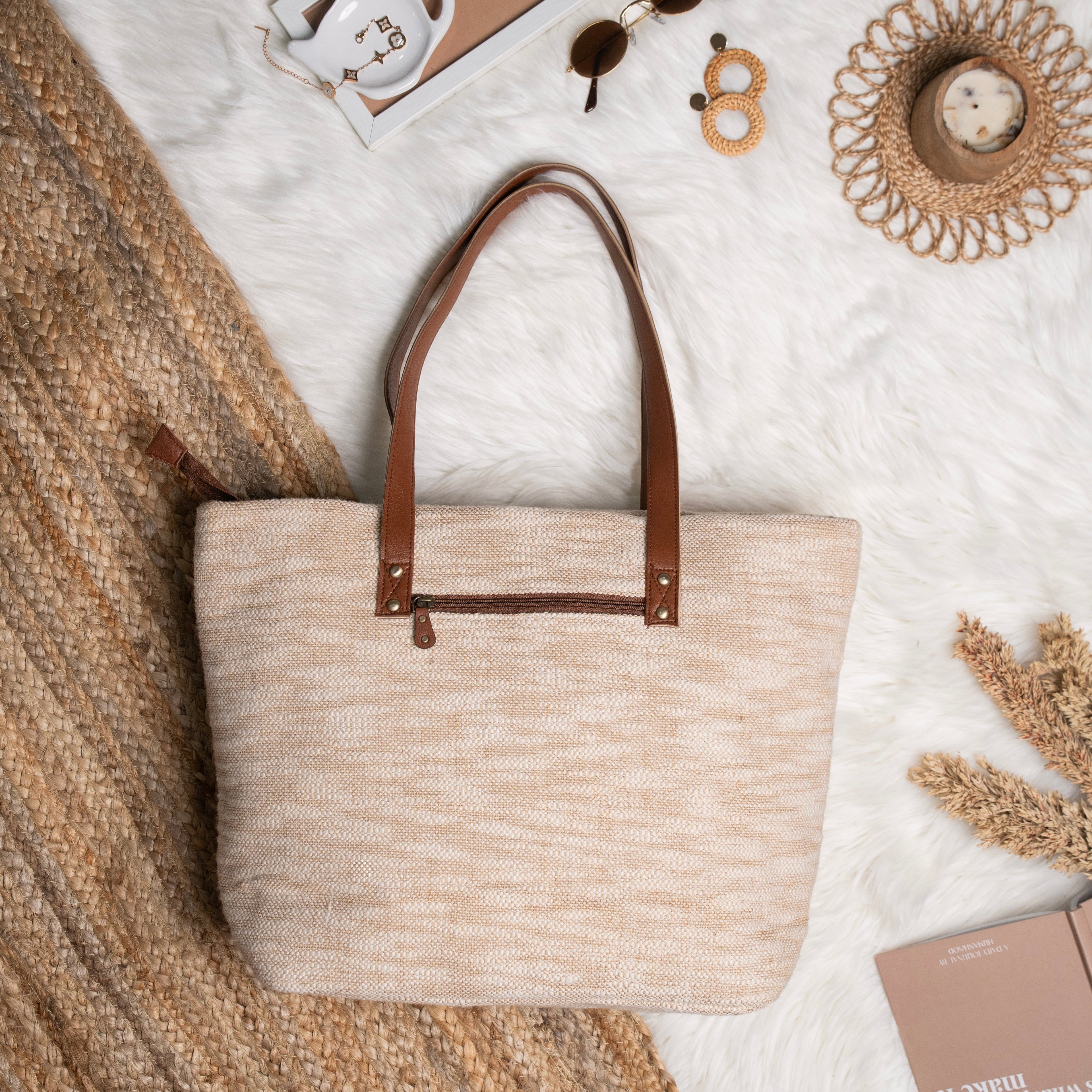 Beige Beauty Everyday Tote