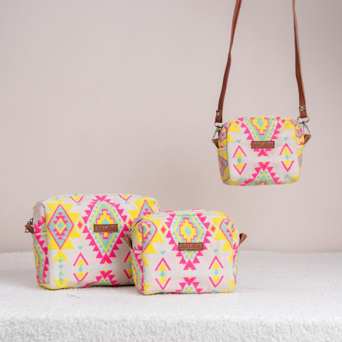 Citrus Burst Essential Pouch Set of 3 detail