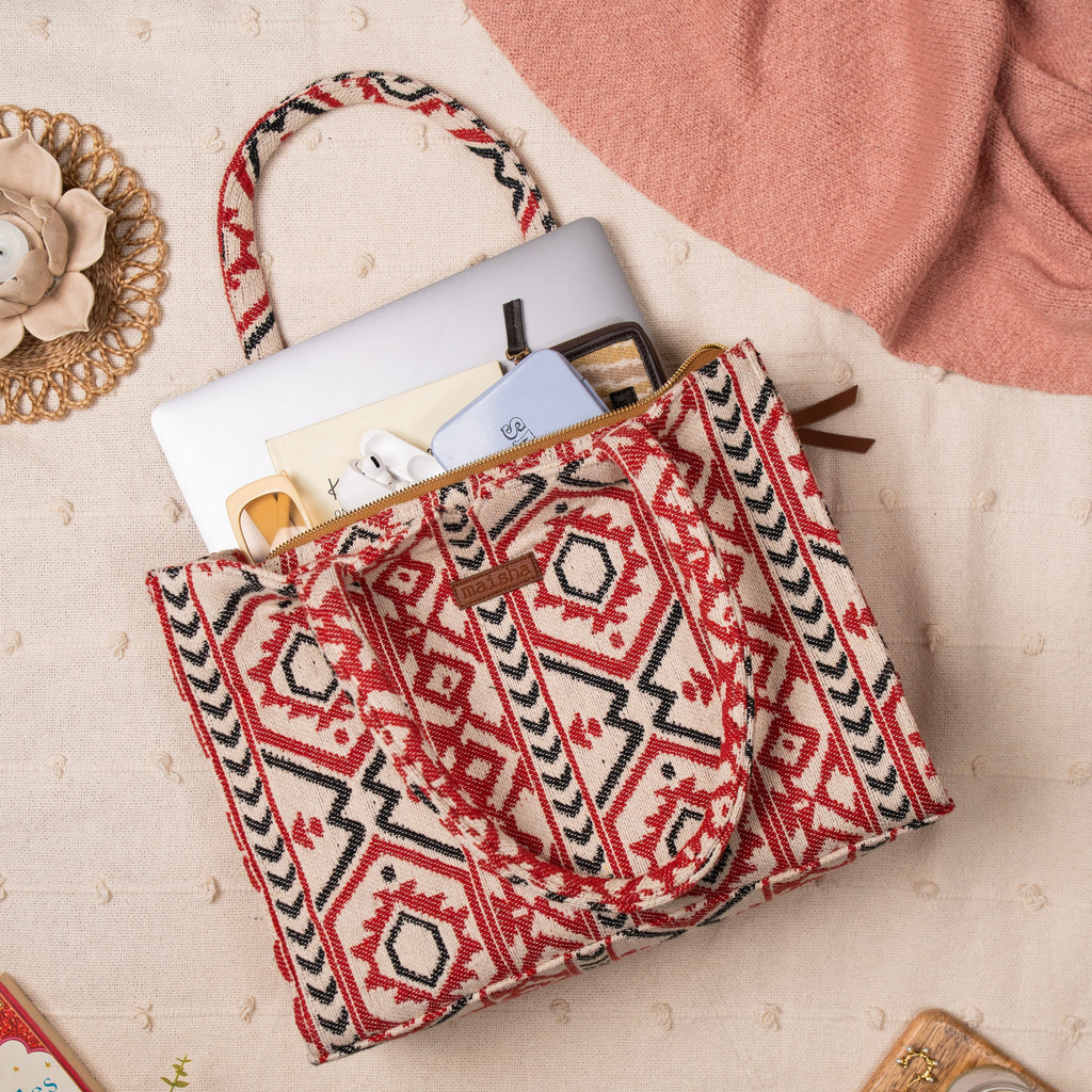 Crimson Charm Box Bag (LARGE)