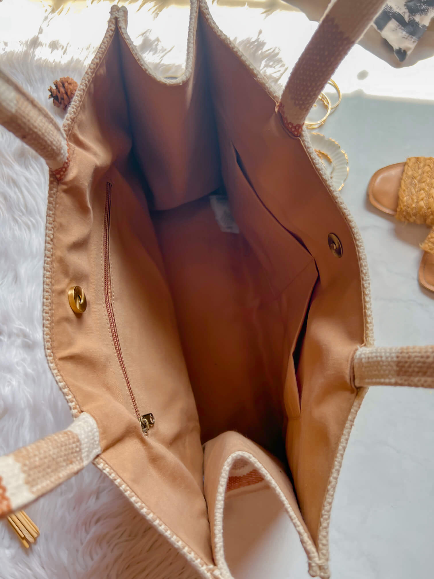 Vintage Brown Box Bag (LARGE)