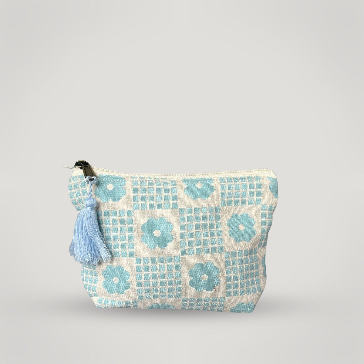 BlueBell Check Mini Pouch